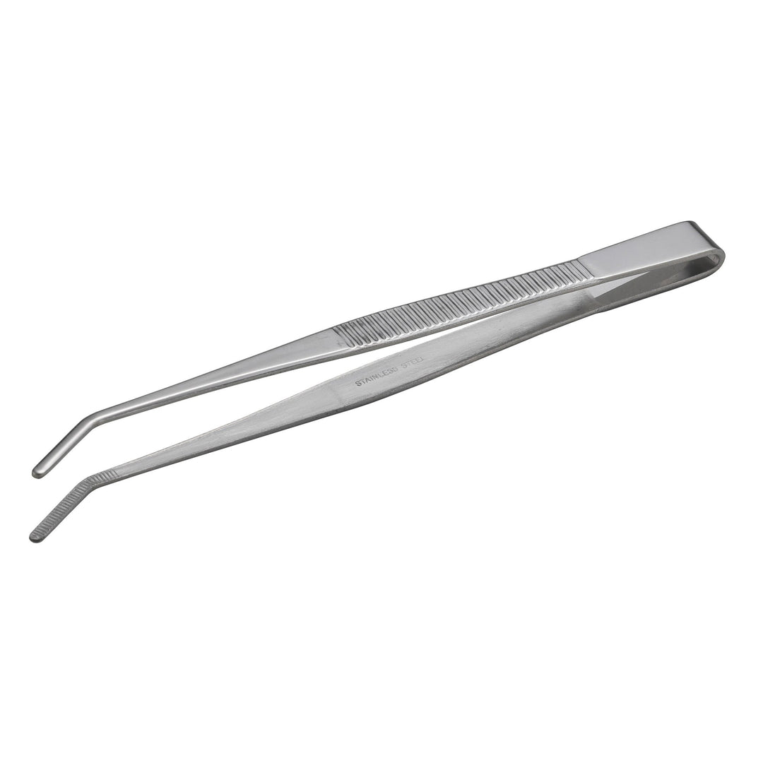 アネックス(Anex) 124 ステンレスピンセット 先曲150ｍｍ （先端ギザ） - MisakaZoo