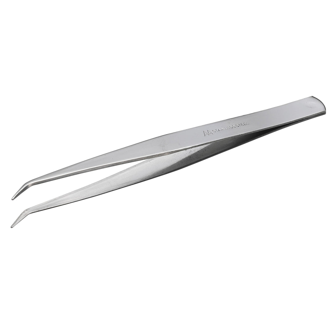[128] ANEX Stainless Steel Tweezers AA Type Curved 150mm