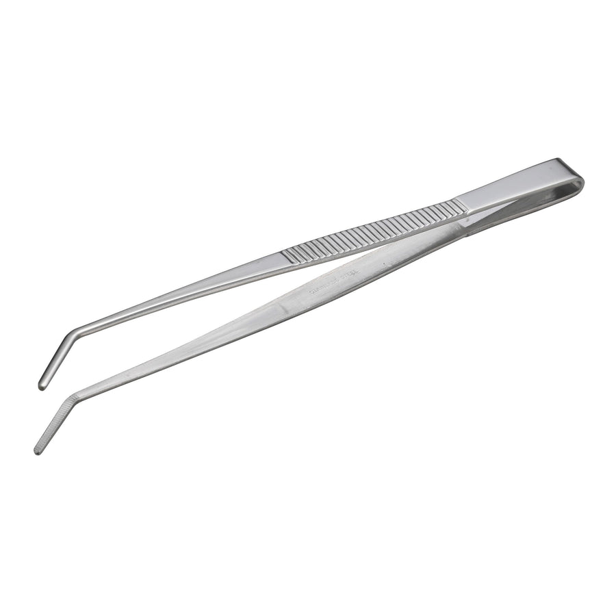 アネックス(Anex) 138 ステンレスピンセット 先曲180ｍｍ （先端ギザ） - MisakaZoo