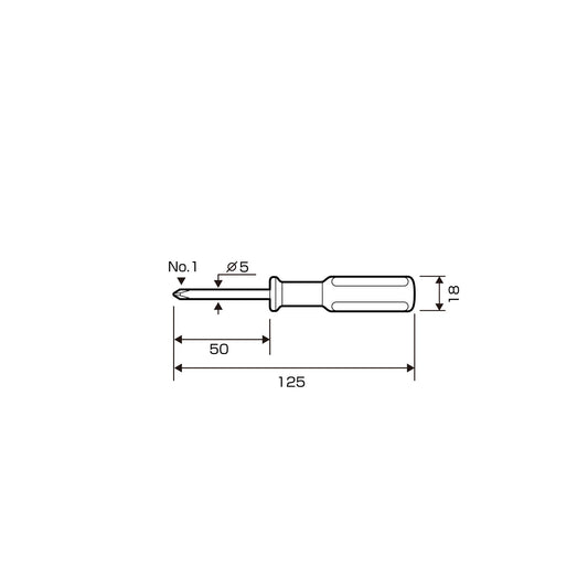 アネックス(Anex) 1850 プラスチック柄プラスドライバー - MisakaZoo