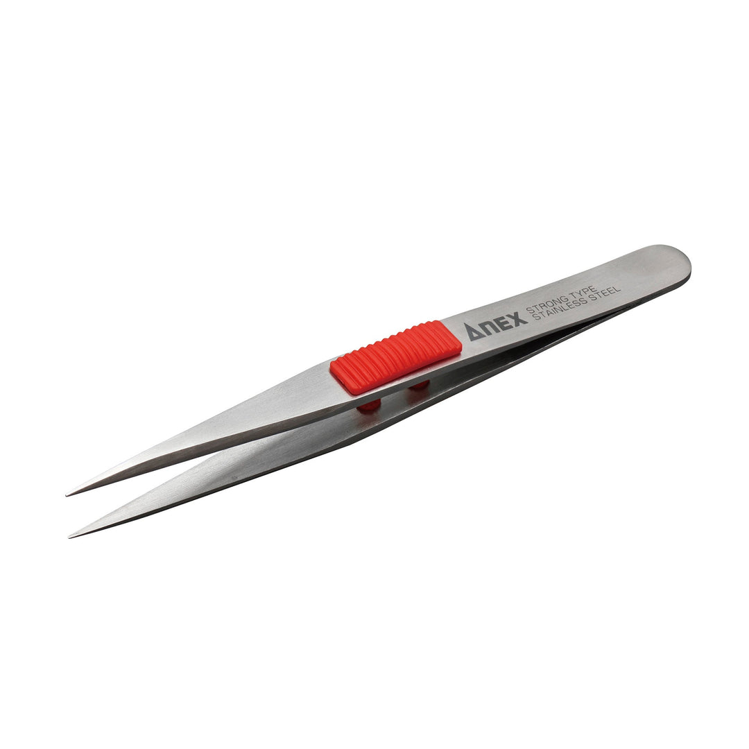 アネックス(Anex) 210 ラバーグリップ付 ステンレスピンセット 強力型120ｍｍ （SUS410） - MisakaZoo