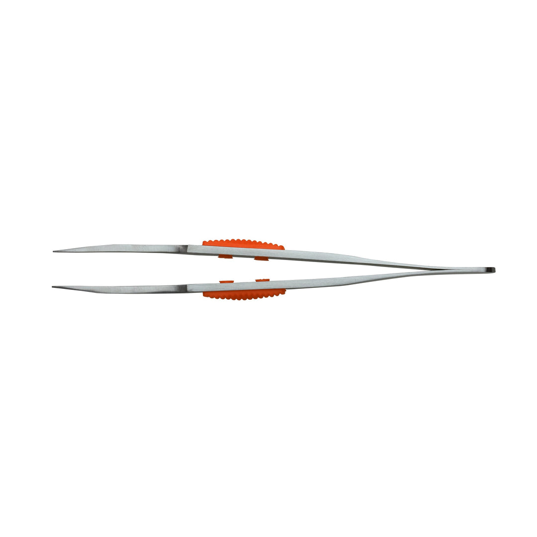 アネックス(Anex) 211 ラバーグリップ付 ステンレスピンセット 先丸型120ｍｍ （SUS410） - MisakaZoo