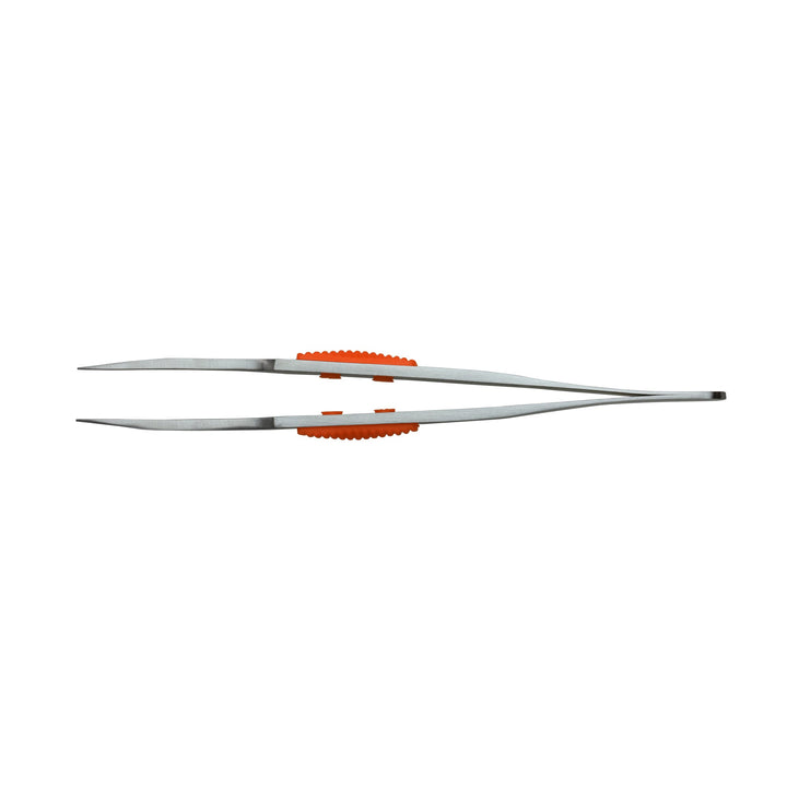 アネックス(Anex) 211 ラバーグリップ付 ステンレスピンセット 先丸型120ｍｍ （SUS410） - MisakaZoo