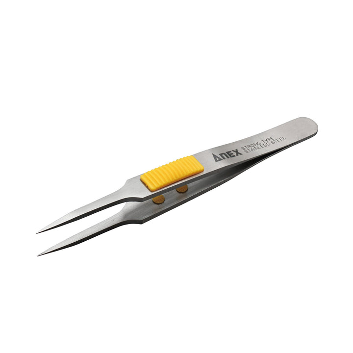 アネックス(Anex) 214 ラバーグリップ付 ステンレスピンセット 極細鋭型115ｍｍ （SUS410） - MisakaZoo
