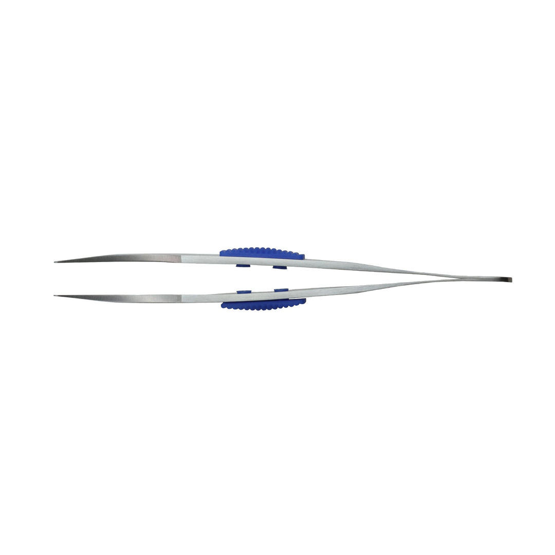 アネックス(Anex) 217 ラバーグリップ付 ステンレスピンセット 先丸鷲型120ｍｍ （SUS410） - MisakaZoo