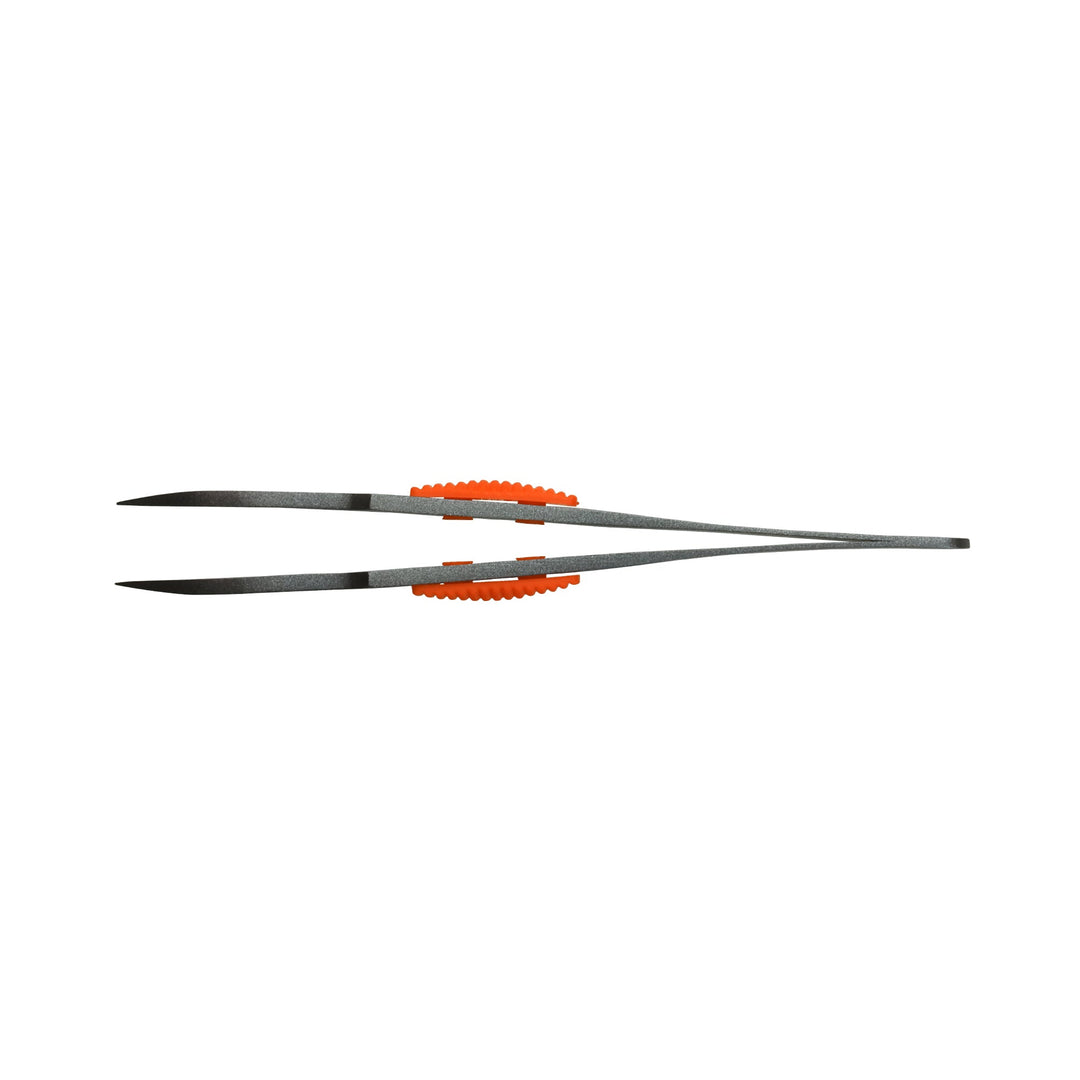 アネックス(Anex) 225 ラバーグリップ付 ステンレスピンセット 先細鷲型115ｍｍ 非粘着加工（SUS410） - MisakaZoo