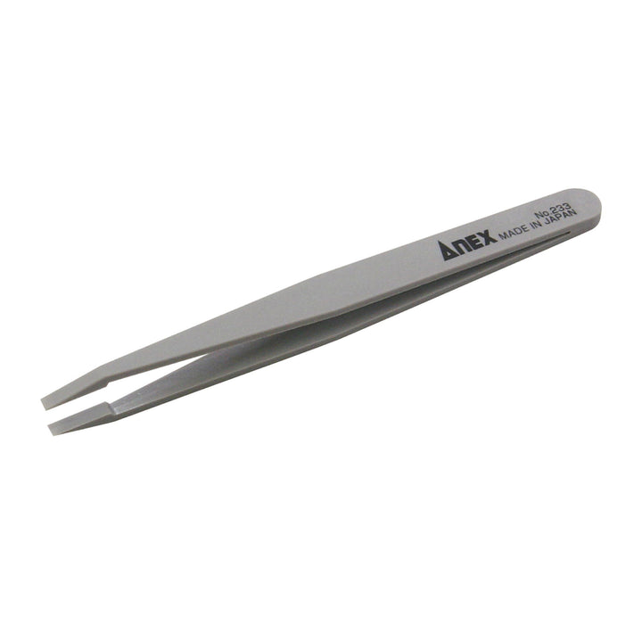 アネックス(Anex) 233 プラスチックピンセット 先平細型120mm - MisakaZoo