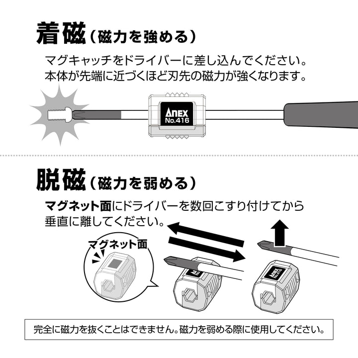 アネックス(Anex) 3450-S2 精密ドライバー 5本組マグキャッチ付 - MisakaZoo