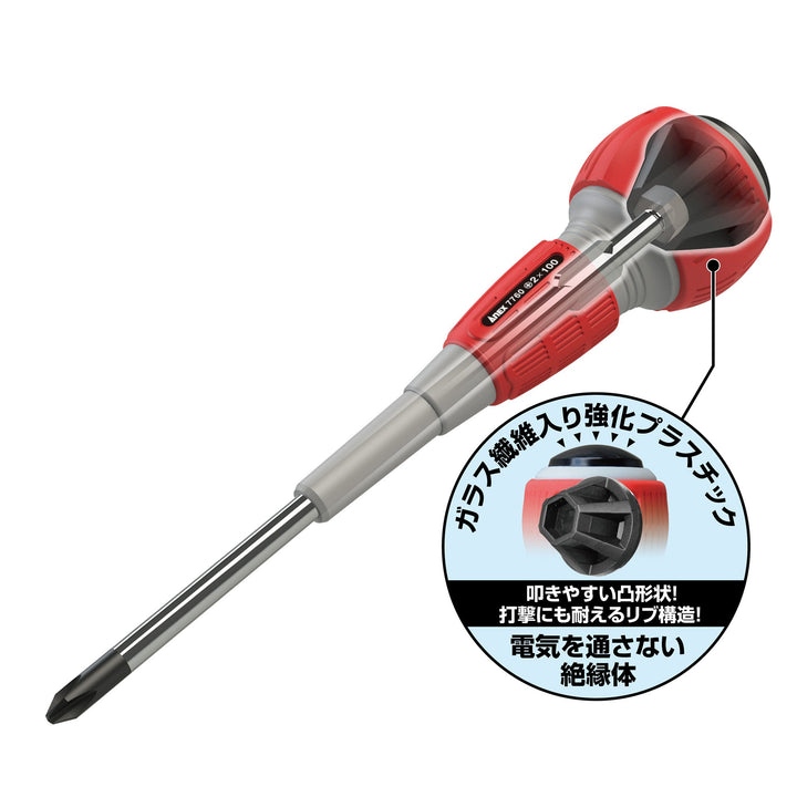アネックス(Anex) 7760 叩ける電工ドライバー - MisakaZoo