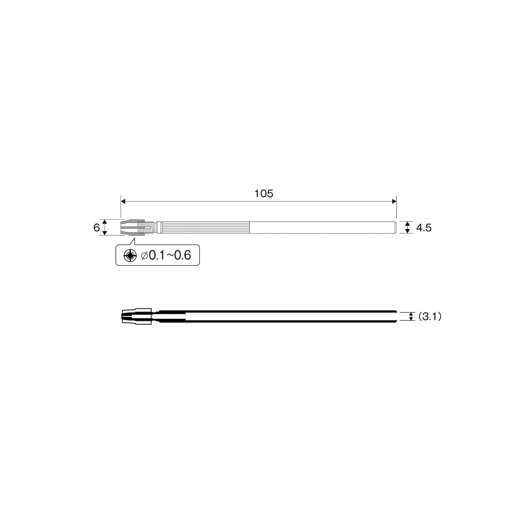 アネックス(Anex) 90-ST 強力ピンバイス貫通式 0.1～0.6ｍｍ（丸軸径） - MisakaZoo