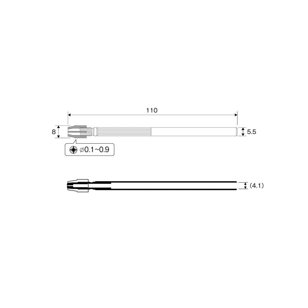 アネックス(Anex) 91-ST 強力ピンバイス貫通式 0.1～0.9ｍｍ（丸軸径） - MisakaZoo