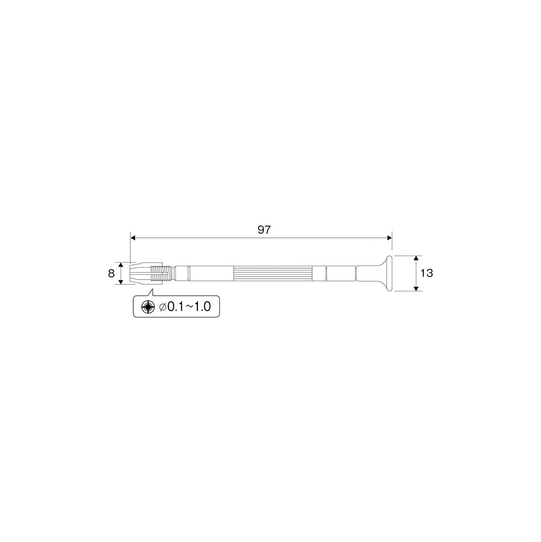 アネックス(Anex) 95 ピンバイス 0.1～1.0ｍｍ（丸軸径） - MisakaZoo