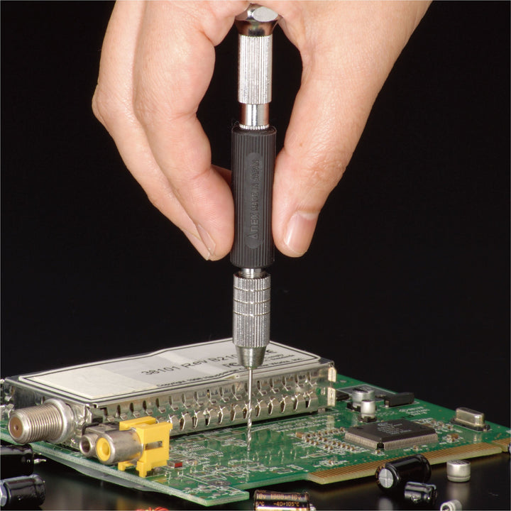アネックス(Anex) 98-R ラバーグリップ ピンバイス収納式 0.1～3.2ｍｍ（丸軸径） - MisakaZoo