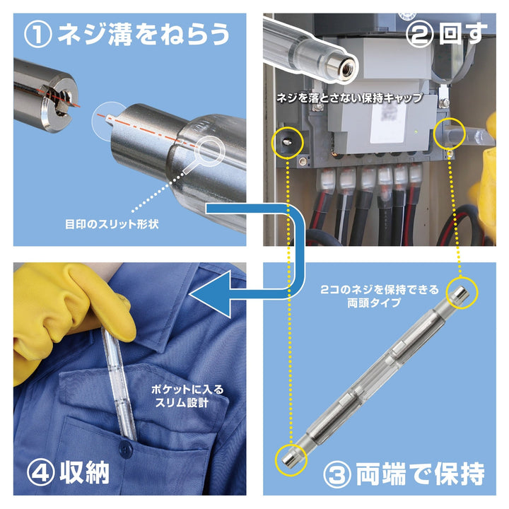 アネックス(Anex) AEM-1 電気メーター用絶縁ドライバー - MisakaZoo
