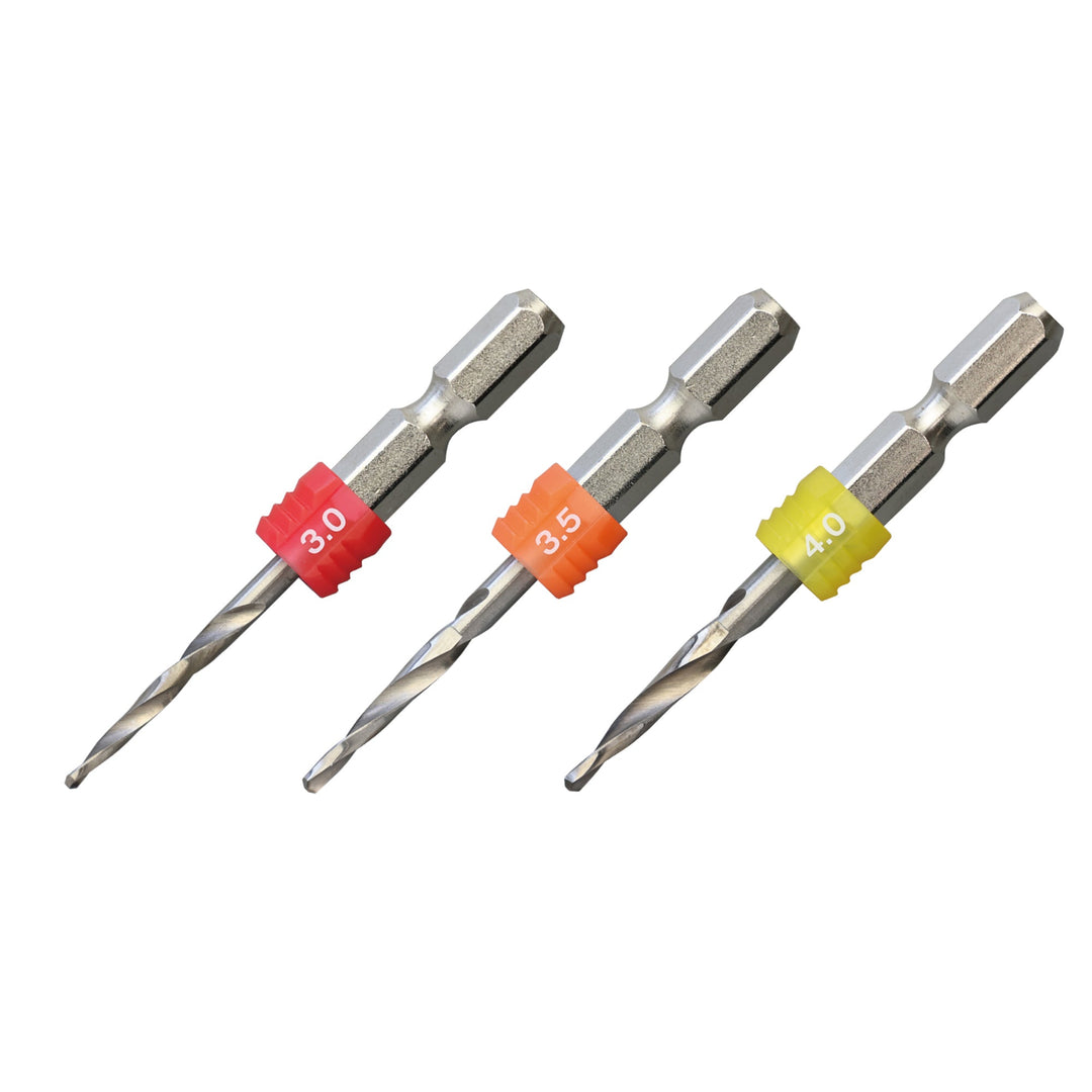 アネックス(Anex) AGKS3-3354 グリップ付下穴錐ショート 3本組 3.0mm3.5mm4.0mm - MisakaZoo