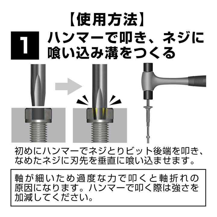 アネックス(Anex) AK-22NH-3 六角ネジとりビット（取替用） H3mm用 - MisakaZoo