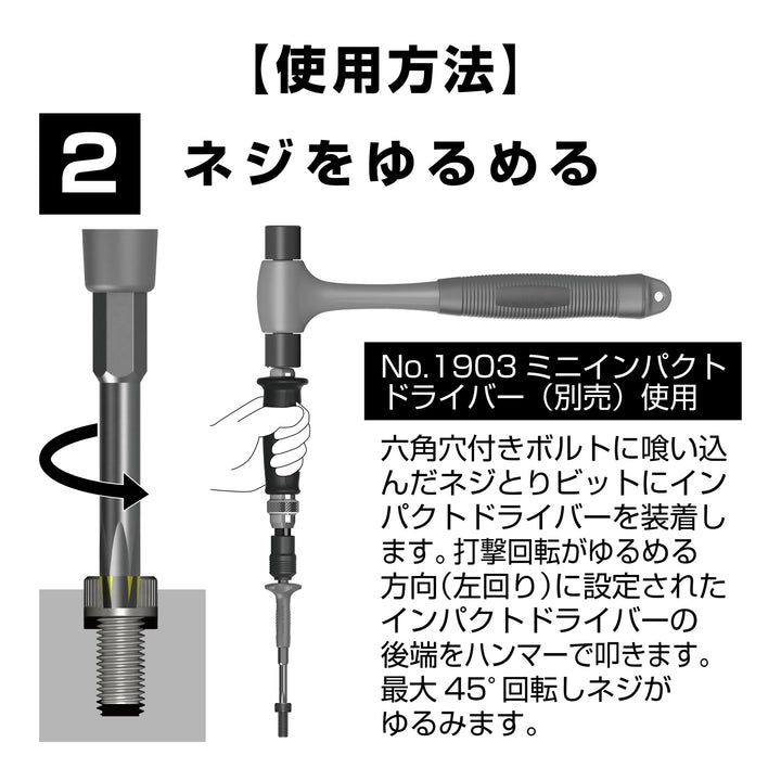 アネックス(Anex) AK-22NH-3 六角ネジとりビット（取替用） H3mm用 - MisakaZoo