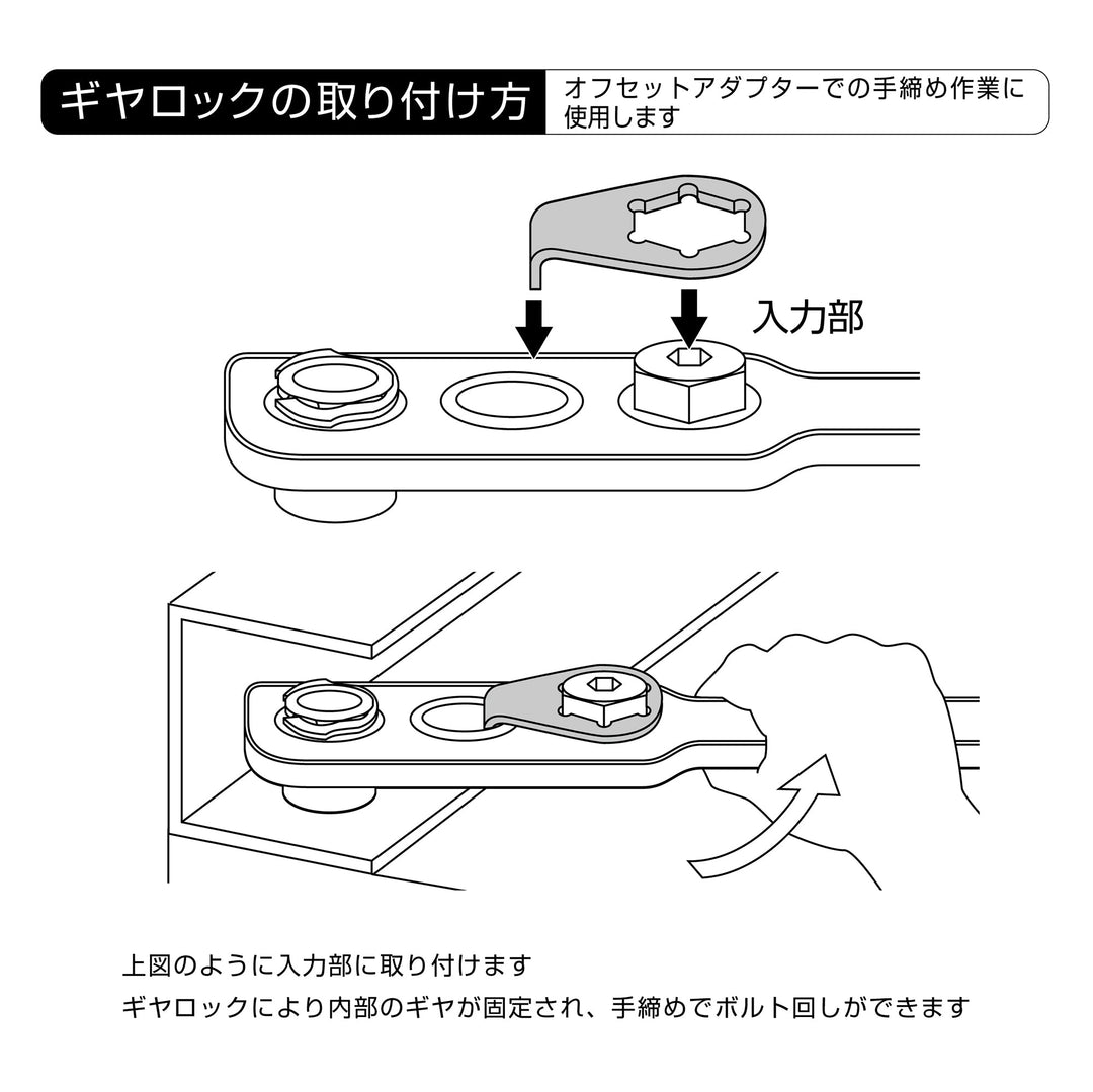 アネックス(Anex) AOA-19S2 オフセットアダプター19ｍｍ マルチセット - MisakaZoo