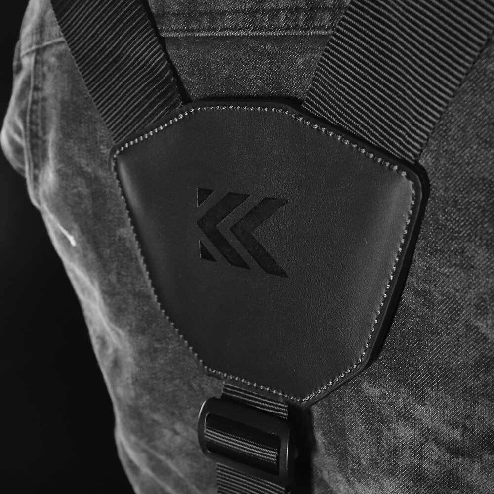 [ASP-LBG] KUROKIN 黒金(Black & Gold) サスペンダーLサイズ 単品1個 - MisakaZoo