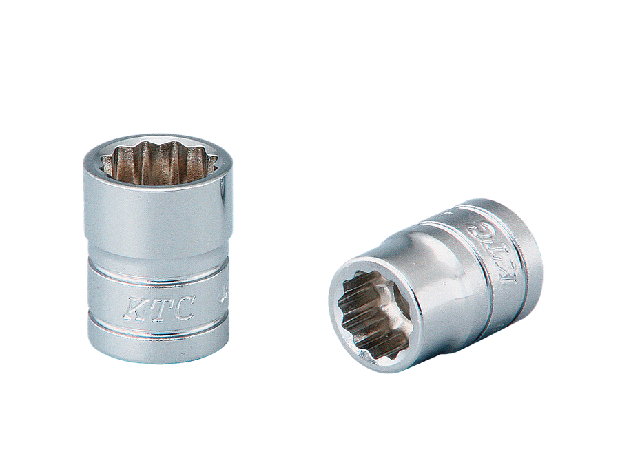 [B2-10W] KTC(京都機械工具)6.3sq.ソケット（十二角）（対辺10mm・全長18.5mm） 単品1個 - MisakaZoo
