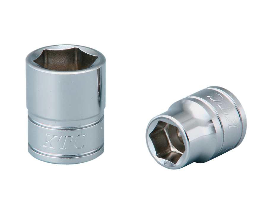 [B3-12] KTC(京都機械工具)9.5sq.ソケット（六角）（対辺12mm・全長24mm） 単品1個 - MisakaZoo