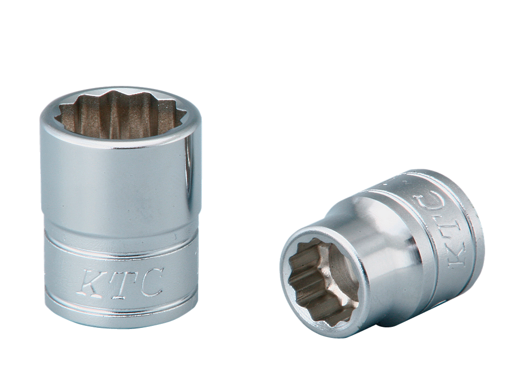 [B3-5/8W] KTC(京都機械工具)9.5sq.ソケット（十二角）インチサイズ（対辺5/8インチ・全長26mm） 単品1個 - MisakaZoo
