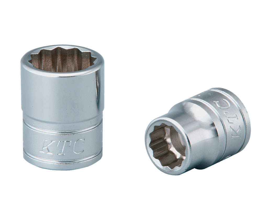 [B3-17W] KTC(京都機械工具)9.5sq.ソケット（十二角）（対辺17mm・全長27mm） 単品1個 - MisakaZoo