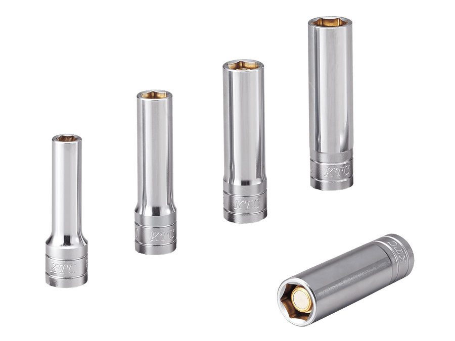 [B3L-13MGA] KTC(京都機械工具)9.5sq.マグネットディープソケット（対辺13mm・全長70mm） 単品1個 - MisakaZoo