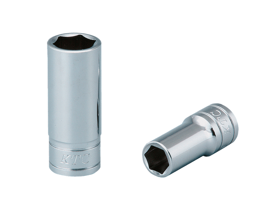 [B3M-10] KTC(京都機械工具)9.5sq.セミディープソケット（六角）（対辺10mm・全長40mm） 単品1個 - MisakaZoo