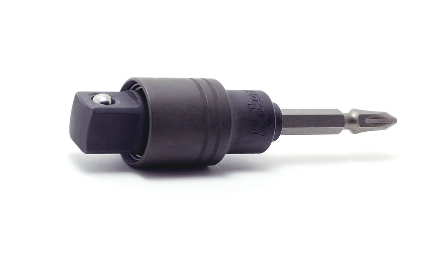 [BD030W-1/2] Ko-ken(コーケン) 1/4"(6.35mm)H ロッキングアダプター(ビット差替え式) 凸1/2"(12.7mm)SQ. 単品1本 - MisakaZoo