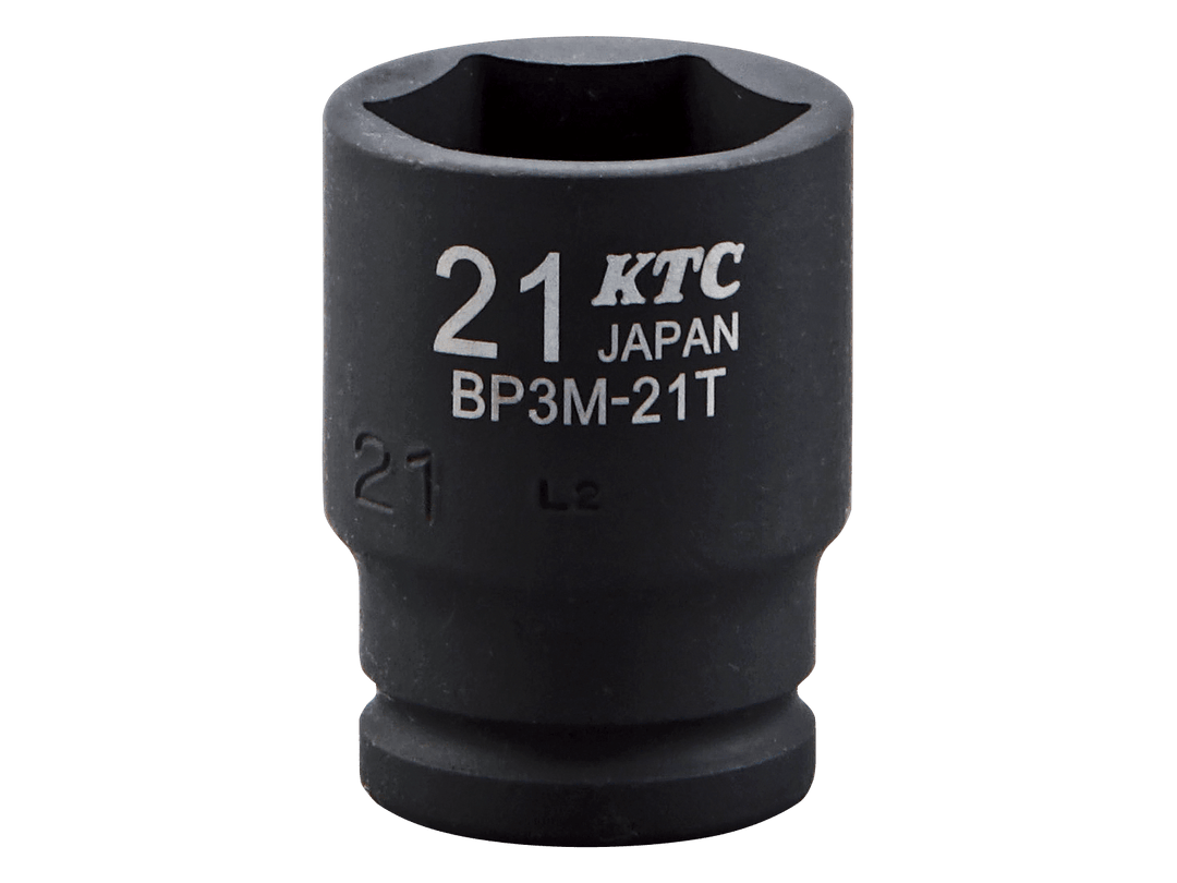 [BP3M-07T] KTC(京都機械工具)9.5sq.インパクトレンチ用ソケット（セミディープ薄肉）（サイズ7mm） 単品1個 - MisakaZoo