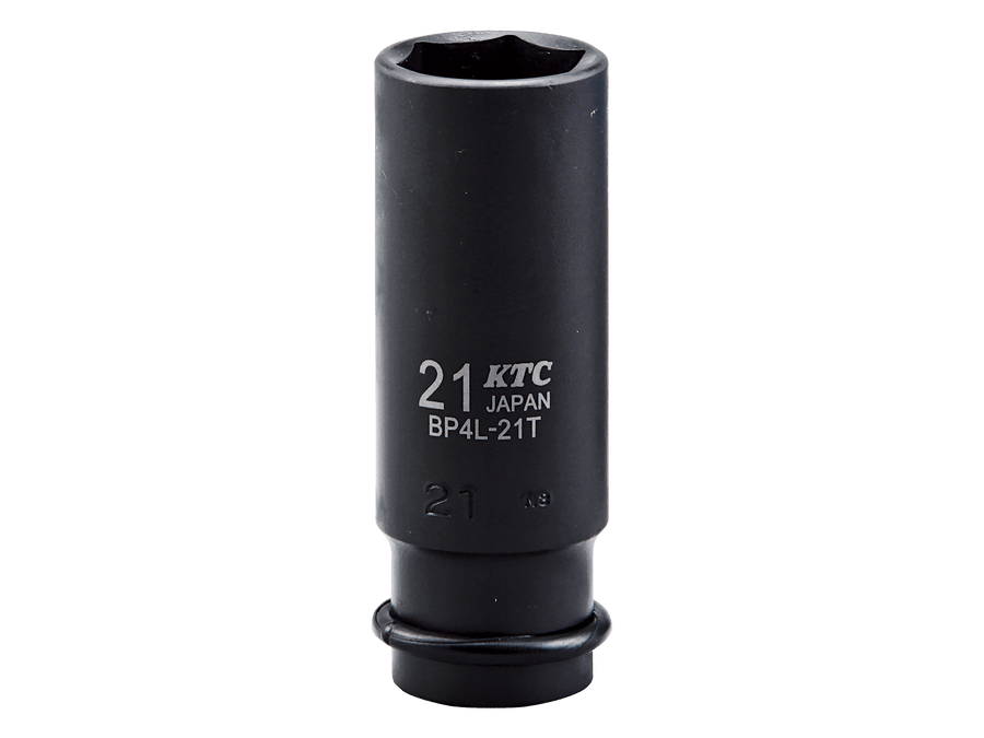 [BP4L-26TP] KTC(京都機械工具)12.7sq.インパクトレンチ用ソケット（ディープ薄肉）ピン・リング付（サイズ26mm） 単品1個 - MisakaZoo