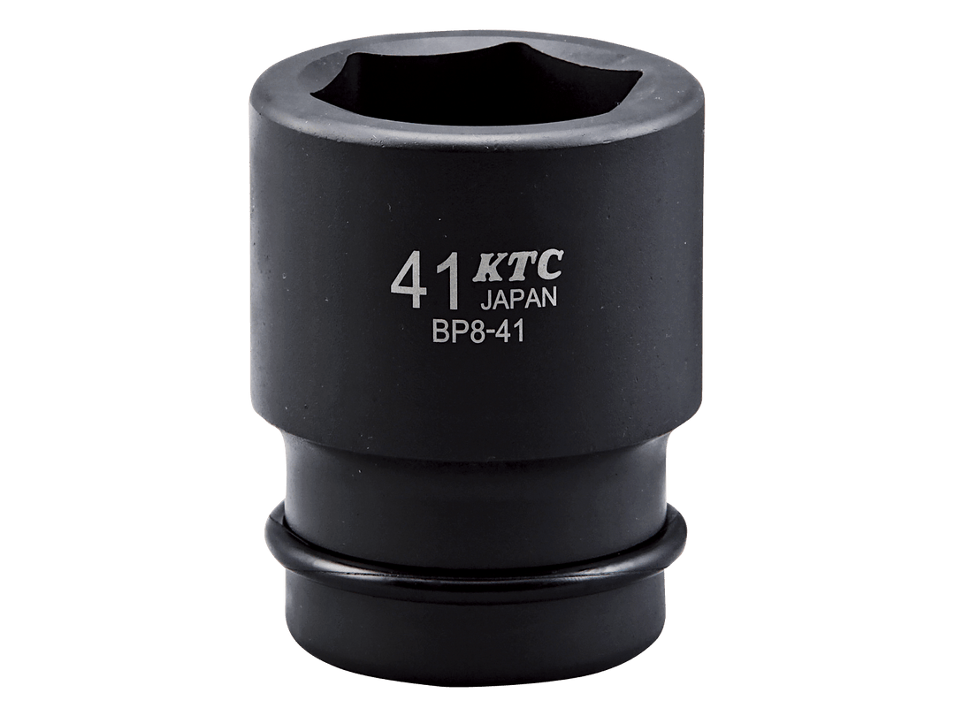 [BP8-50P] KTC(京都機械工具)25.4sq.インパクトレンチ用ソケット（標準）ピン・リング付（サイズ50mm） 単品1個 - MisakaZoo