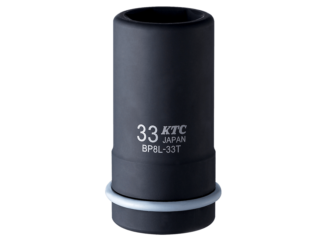 [BP8L-30TP] KTC(京都機械工具)25.4sq.インパクトレンチ用ソケット（ディープ薄肉）ピン・リング付（サイズ30mm） 単品1個 - MisakaZoo