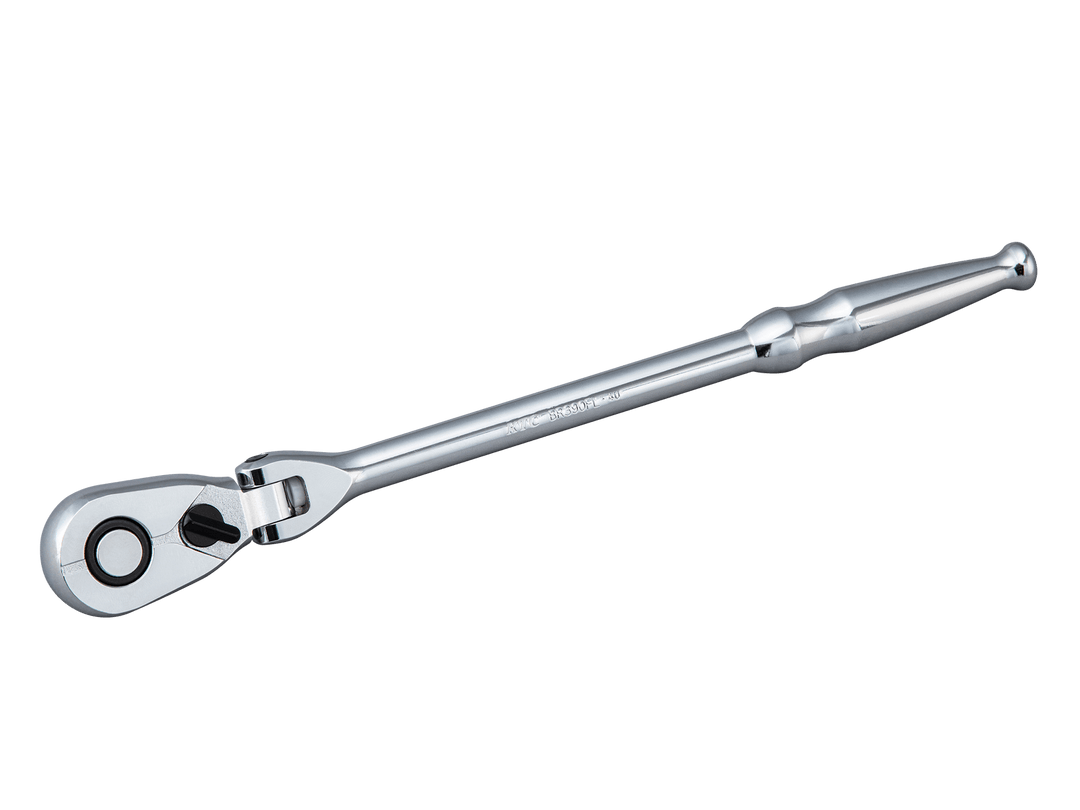 [BR390FL] KTC(京都機械工具)9.5sq.フレックスロングラチェットハンドル（全長275mm） 単品1本 - MisakaZoo