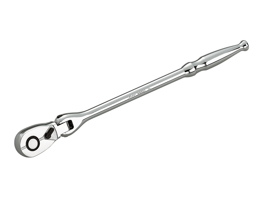 [BR4FL] KTC(京都機械工具)12.7sq.フレックスロングラチェットハンドル（全長375mm） 単品1本 - MisakaZoo