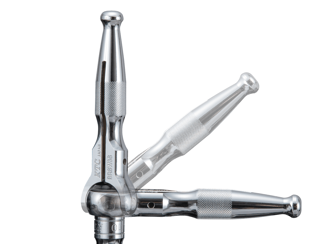 [BRSW3S] KTC(京都機械工具)9.5sq.ショートスイベルラチェットハンドル（全長120mm） 単品1本 - MisakaZoo
