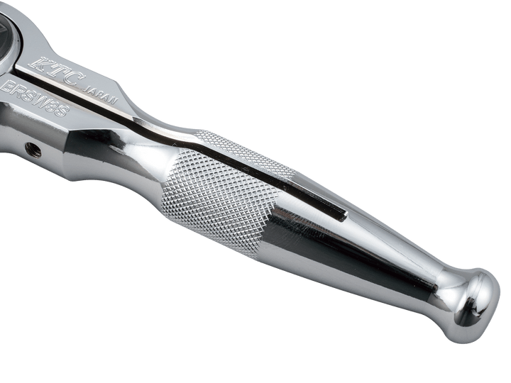 [BRSW3S] KTC(京都機械工具)9.5sq.ショートスイベルラチェットハンドル（全長120mm） 単品1本 - MisakaZoo