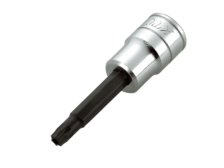 [BT3-T27H] KTC(京都機械工具)9.5sq.T型いじり止めトルクスビットソケット（サイズT27） 単品1個 - MisakaZoo