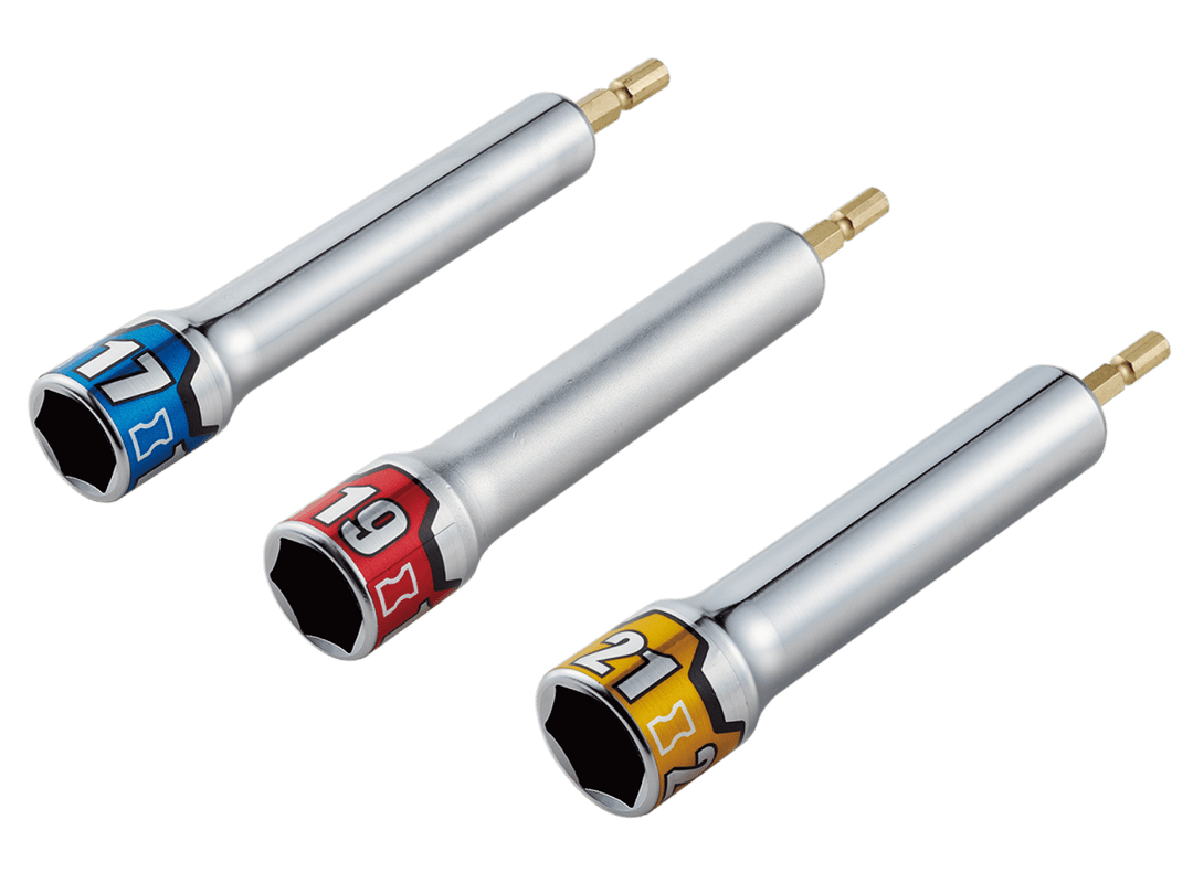 [BZP63L-17] KTC(京都機械工具)インパクトドライバ用ロングソケットビット 難攻不落（六角） 単品1個 - MisakaZoo