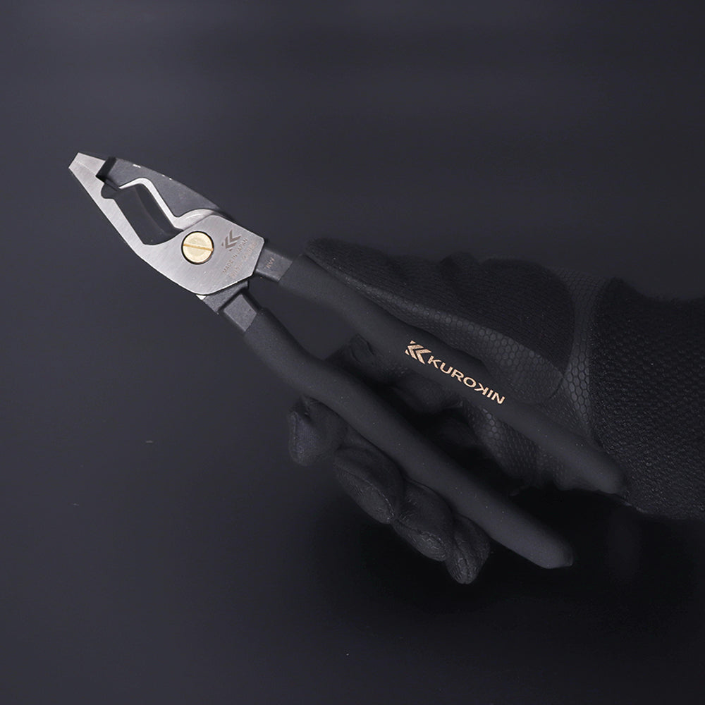 [6050-200BG] KUROKIN 黒金(Black & Gold) ケーブルペンチ200ｍｍ 単品1丁
