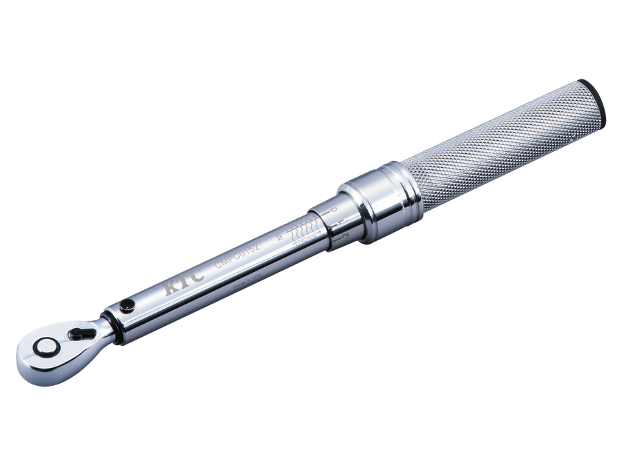 [CMPC0152] KTC(京都機械工具)6.3sq.プレセット型トルクレンチ（3〜15N・m 全長252mm） 単品1本