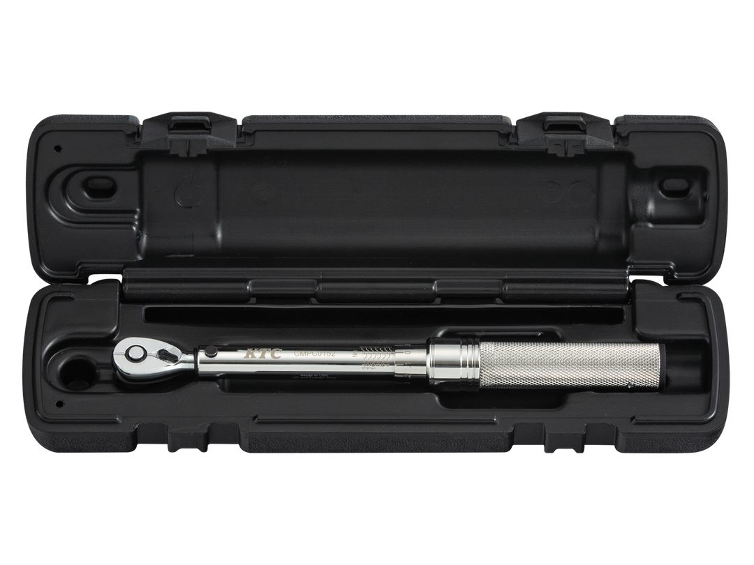 [CMPC0152] KTC(京都機械工具)6.3sq.プレセット型トルクレンチ（3〜15N・m 全長252mm） 単品1本
