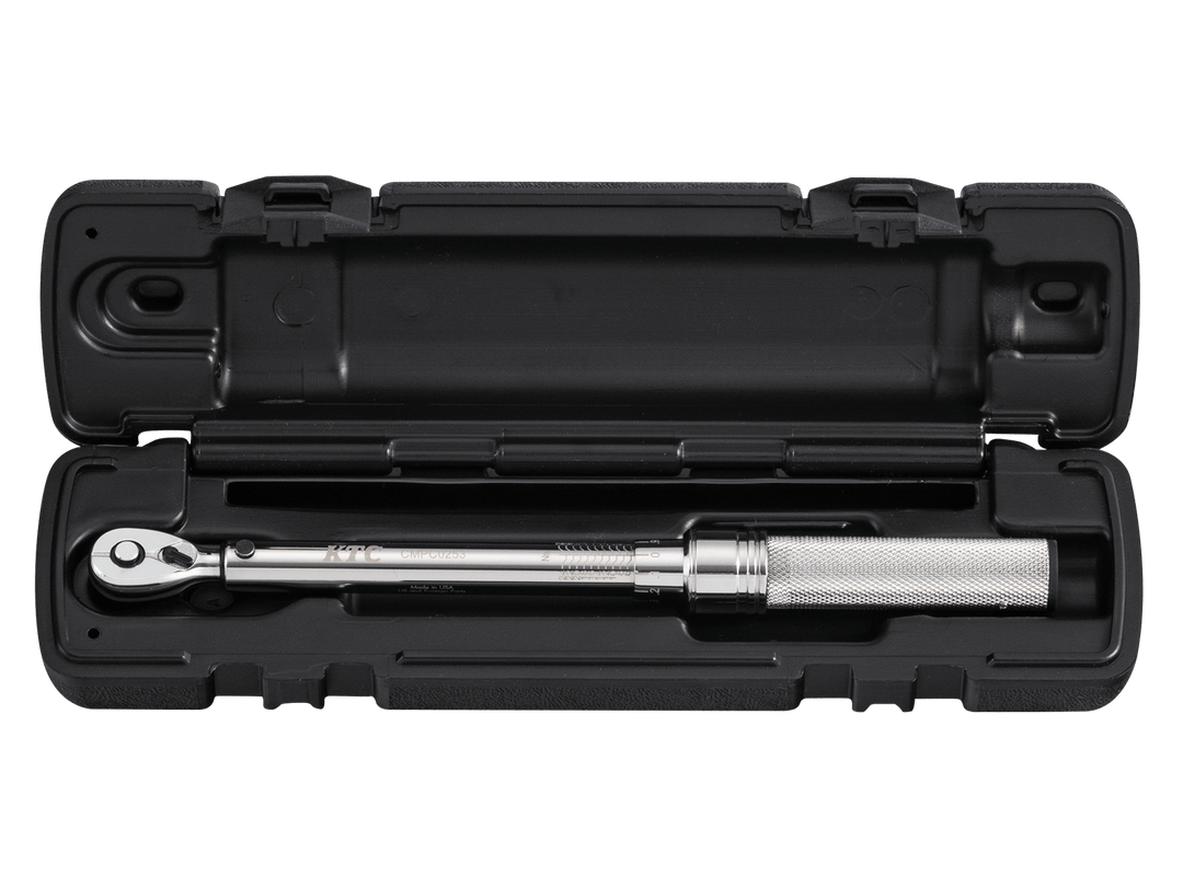 [CMPC0253] KTC(京都機械工具)9.5sq.プレセット型トルクレンチ（5〜25N・m 全長282mm） 単品1本 - MisakaZoo