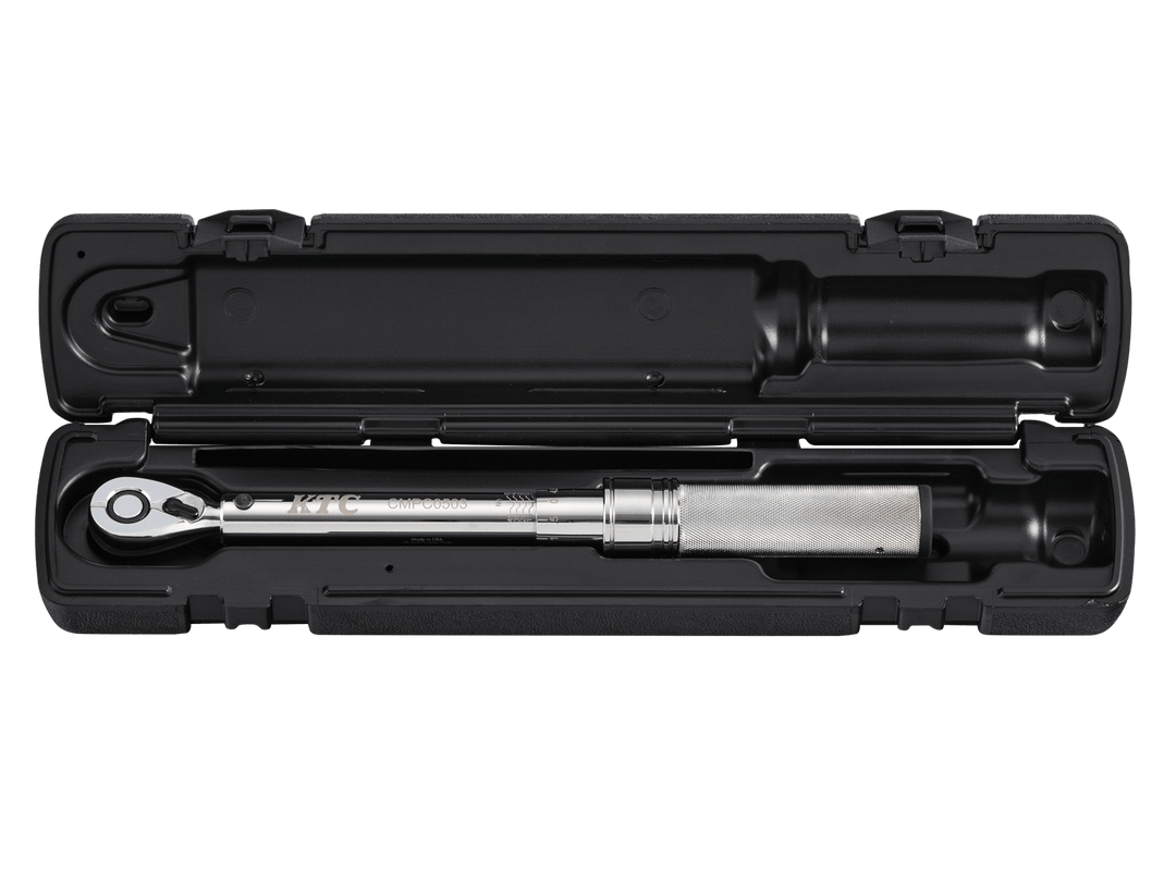 [CMPC0503] KTC(京都機械工具)9.5sq.プレセット型トルクレンチ（10〜50N・m 全長353mm） 単品1本 - MisakaZoo