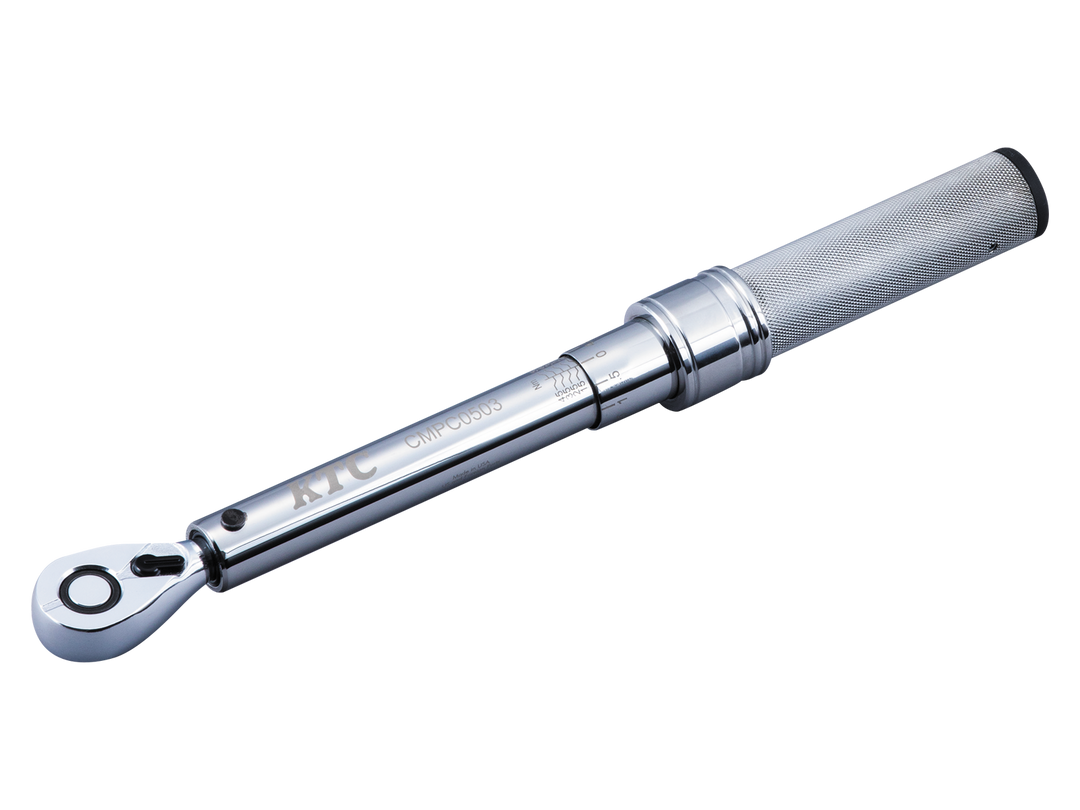 [CMPC0503] KTC(京都機械工具)9.5sq.プレセット型トルクレンチ（10〜50N・m 全長353mm） 単品1本