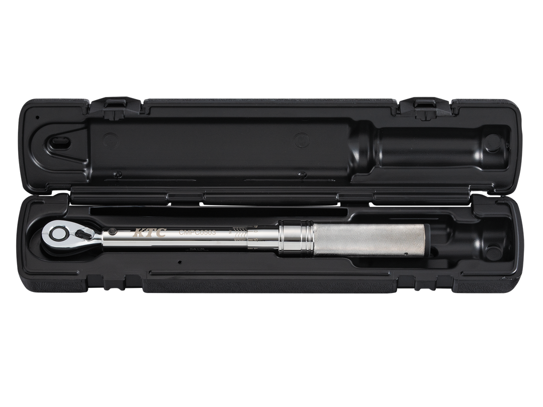[CMPC0503] KTC(京都機械工具)9.5sq.プレセット型トルクレンチ（10〜50N・m 全長353mm） 単品1本