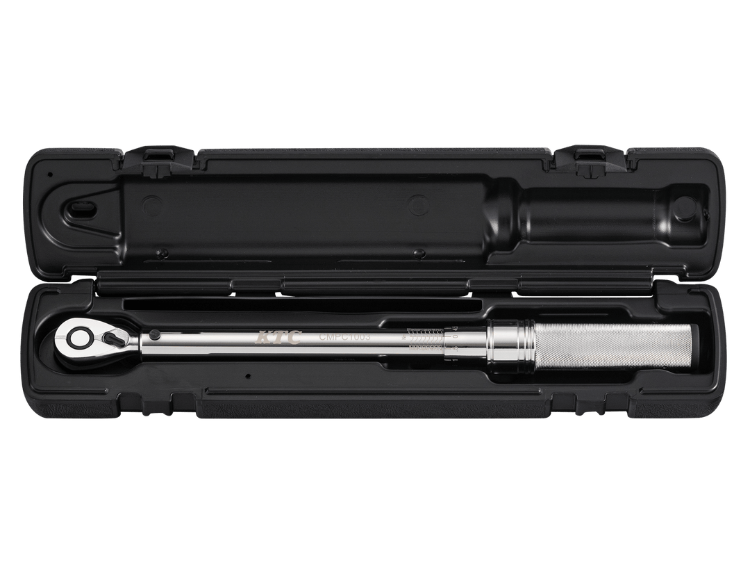 [CMPC1003] KTC(京都機械工具)9.5sq.プレセット型トルクレンチ（20〜100N・m 全長400mm） 単品1本 - MisakaZoo