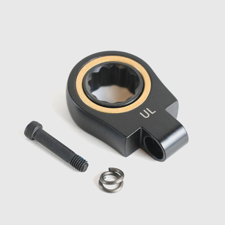 [CWLA-10-BG] KUROKIN 黒金(Black & Gold) 交換用首振りラチェットヘッド 10mm 1セット - MisakaZoo
