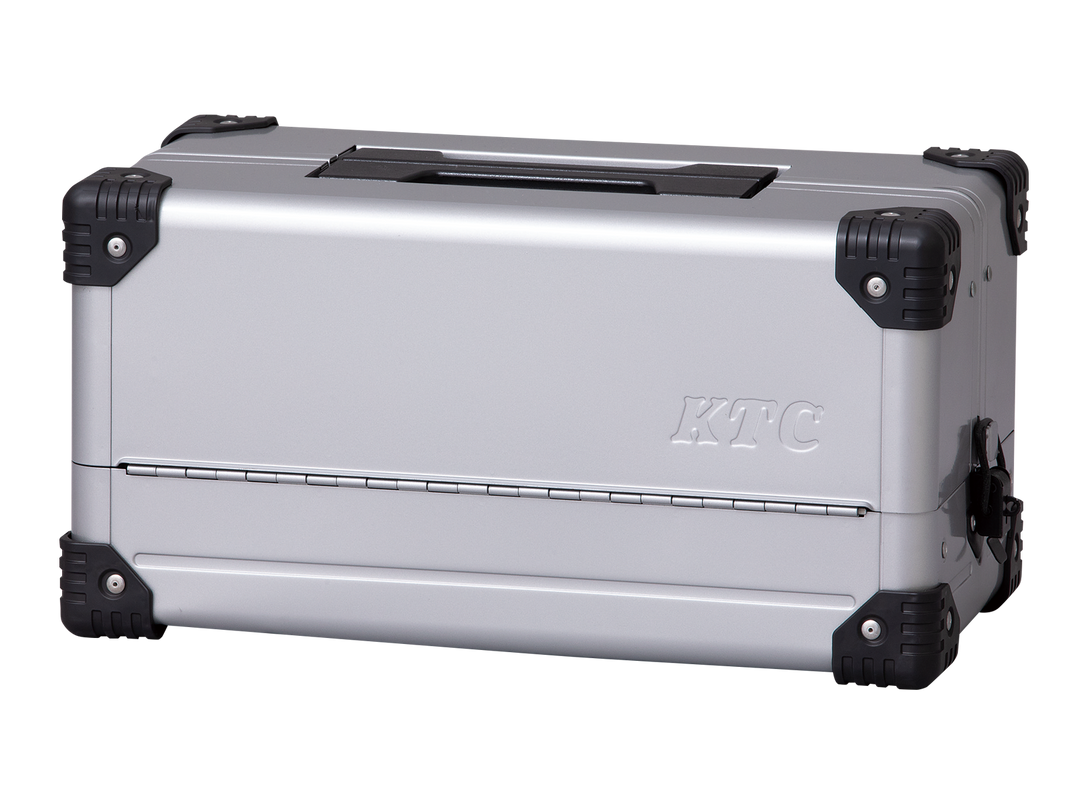 [EK-10A] KTC(京都機械工具)両開きメタルケース（W440×D233×H230 シルバー） 単品1個